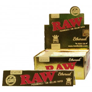 RAW Ethereal Gold King Size Slim 50PK